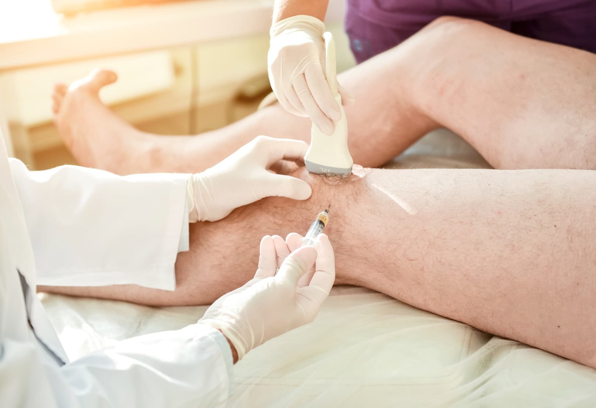 Living micrografts, a collagen scaffold and PRP prepared at London Cartilage Clinic